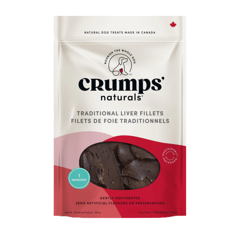 Crumps' Naturals - Dog - Single Ingredient Treats - Traditional Liver Fillet