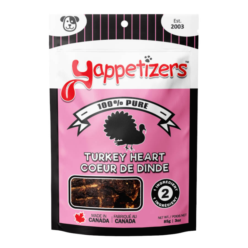 Yappetizers - Dog - Turkey Heart