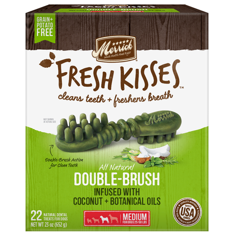 Merrick - Fresh Kisses - Coconut Oil + Botanicals Medium Brush Value Box