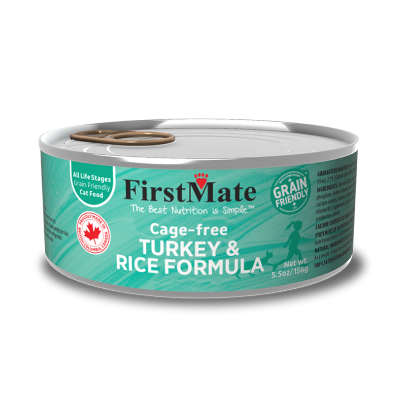 First Mate - Cat - Grain Friendly Cage Free Turkey & Rice