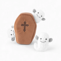 Zippy Paws - Halloween Burrow - Coffin With Ghosts