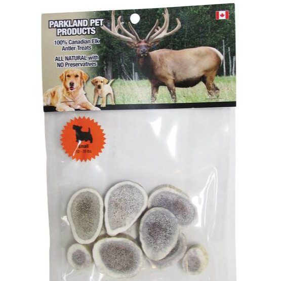 Parkland Pet Products - 9 Sliced Hard Antler Disks