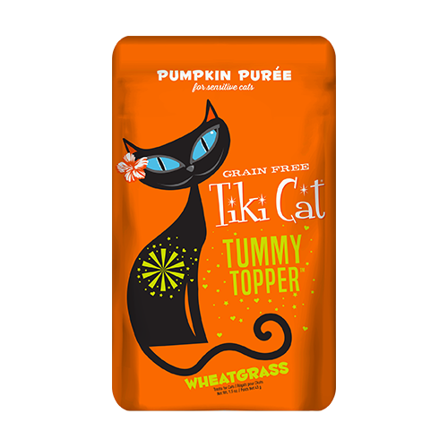 Tiki Cat - Tummy Topper - Pumpkin Puree & Wheatgrass