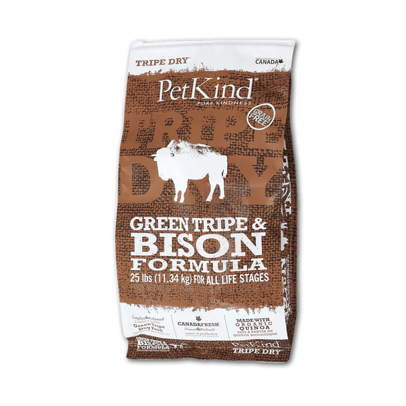 PetKind - Dog - Tripe Dry Green Tripe & Bison Formula