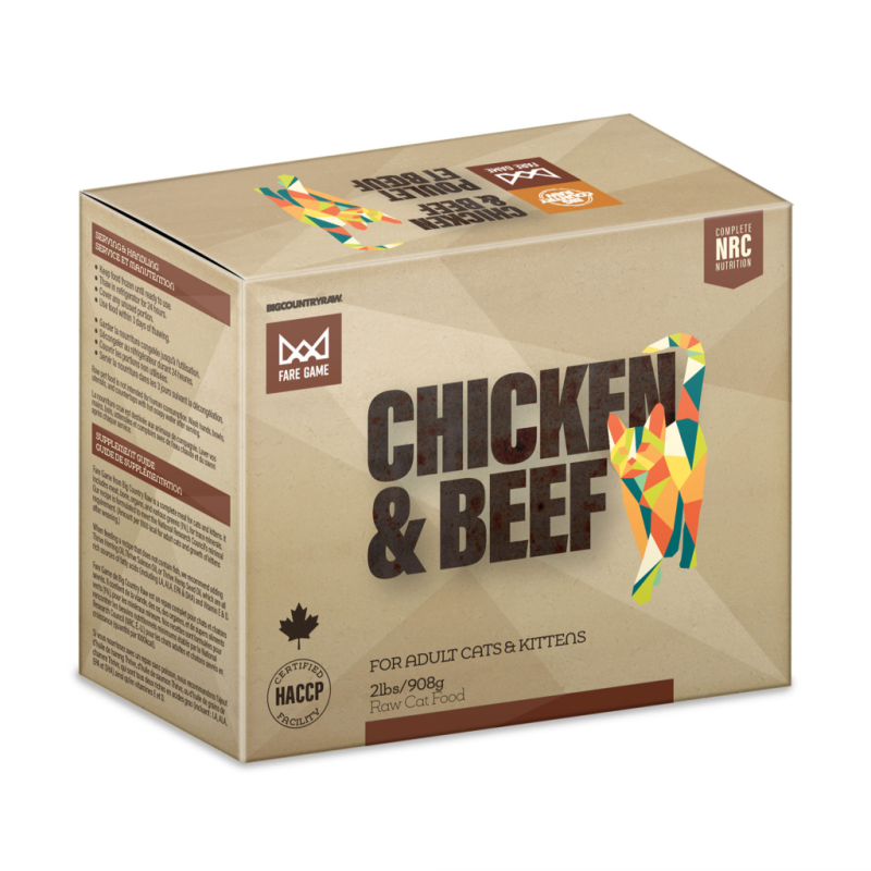 Big Country Raw - Fare Game - Chicken & Beef