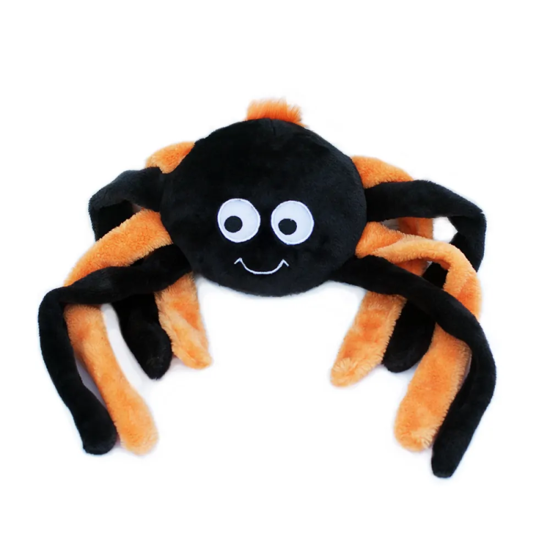 Zippy Paws - Halloween Grunterz - Orange Spider