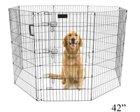 Petmate - Cat & Dog - Exercise Pen With Door 8 Panel