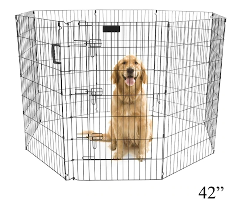 Petmate - Cat & Dog - Exercise Pen With Door 8 Panel