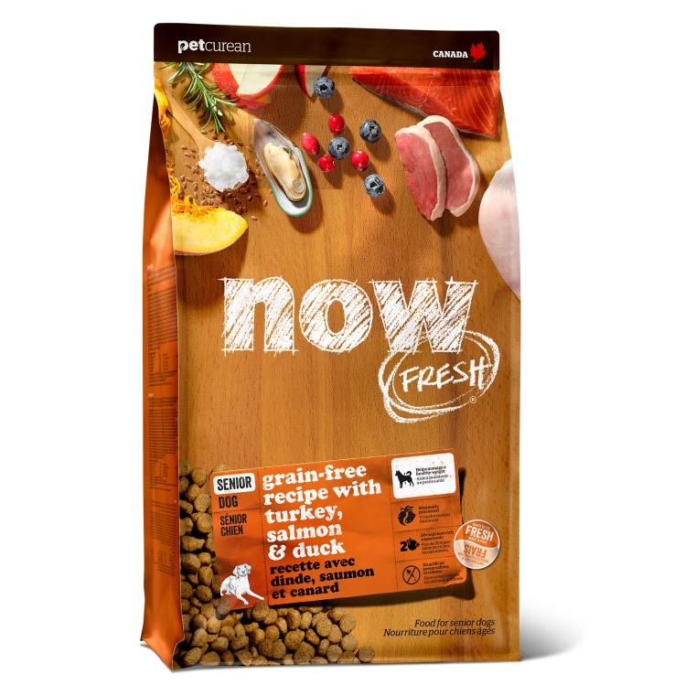 Now Fresh - Dog - Grain Free Senior Turkey, Salmon & Duck Recipe