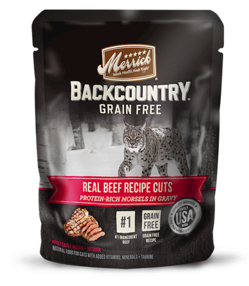Merrick - Backcountry - Cat Real Beef Cuts