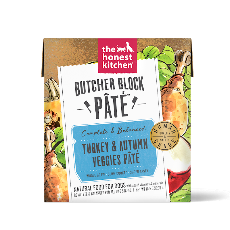 The Honest Kitchen - Butcher Block Pate Turkey & Autumn Veggies Pate
