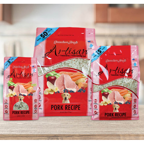 Grandma Lucy's - Dog - Artisan Freeze Dried Grain Free Pork Recipe