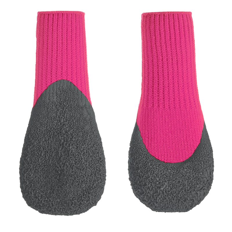 Goo-eez - Lites Dog Booties L Fuchsia/Grey