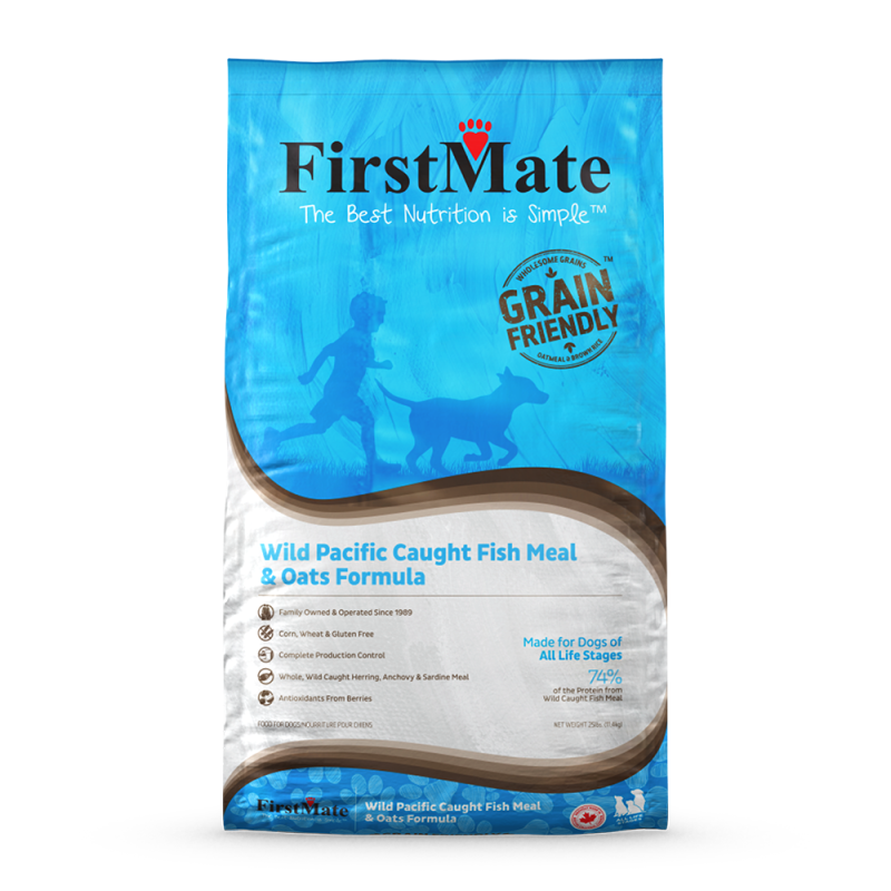 FirstMate - Dog - Grain Friendly Wild Pacific Caught Fish Meal & Oats