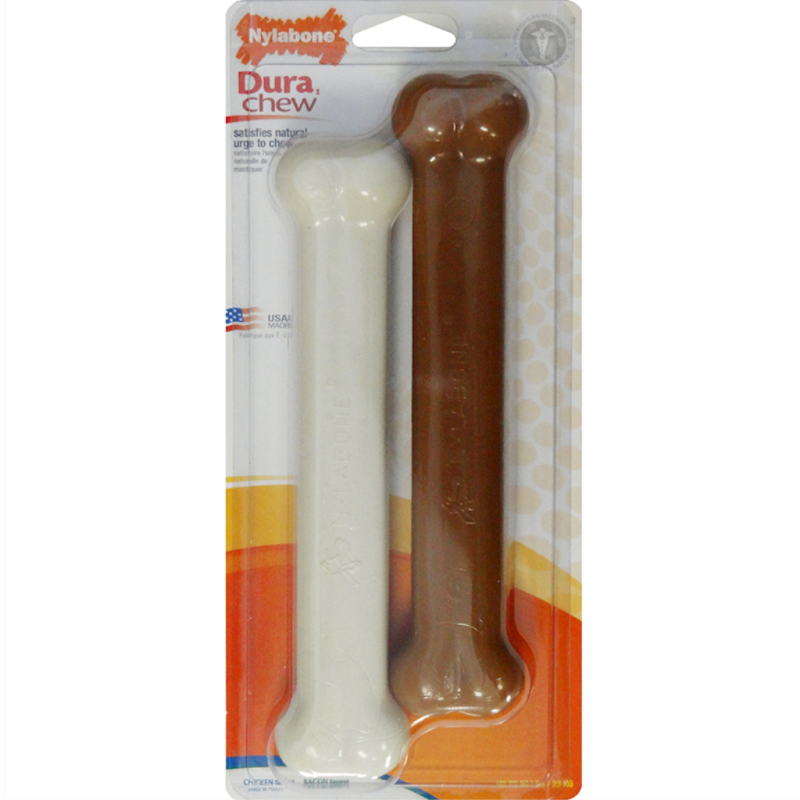 Nylabone - DURACHEW TWIN PK BACON/CHICKEN