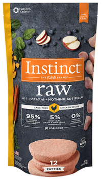 Nature Variety - Instinct - Dog - 85/15 - Chicken - Patties