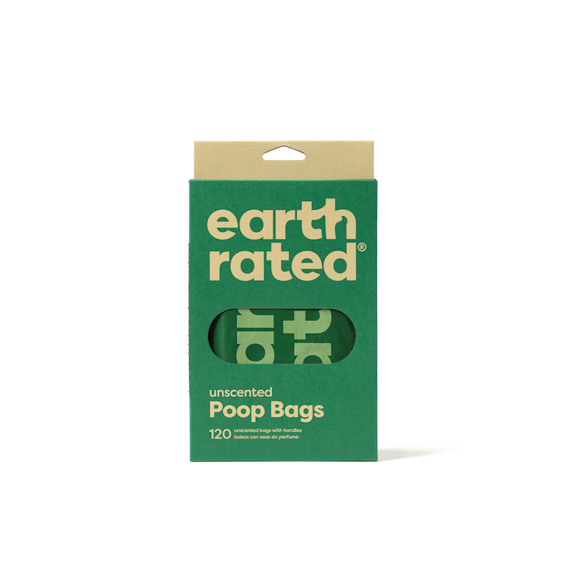 Earth Rated - Poop Bags with Handle - Unscented