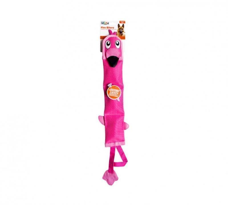 Outward Hound - Dog - Fire Biterz Plush Flamingo