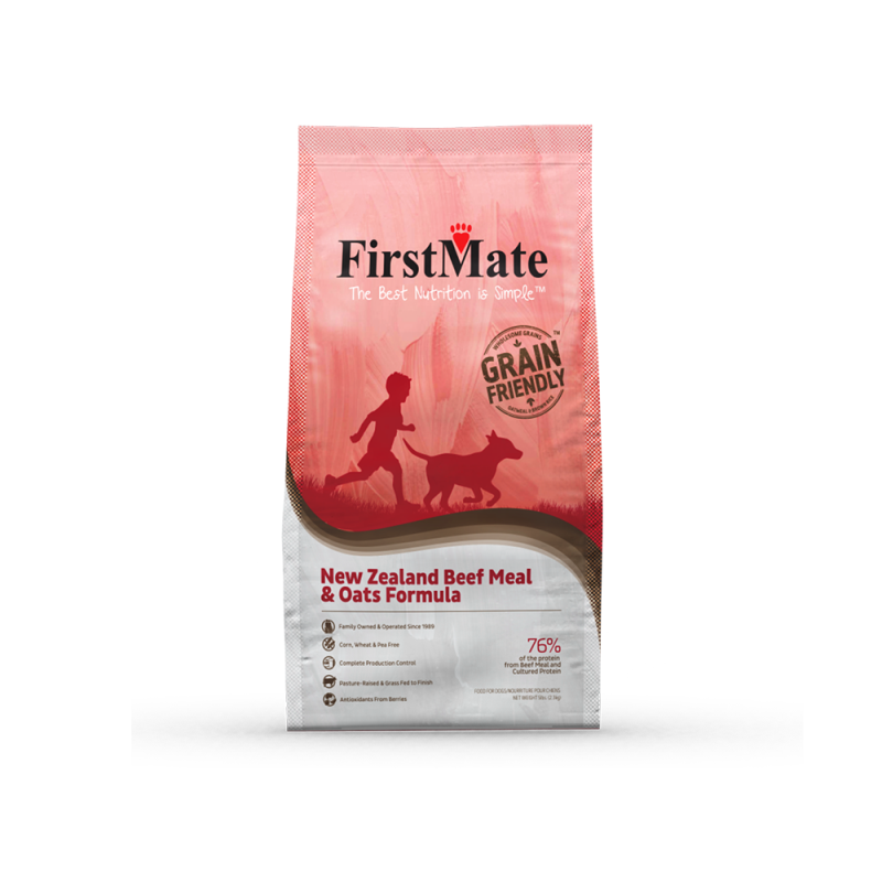 First Mate - Dog - Grain Friendly New Zealand Beef Meal & Oats