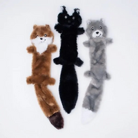 Zippy Paws - Skinny Peltz - Weasel Skunk Wolf Large