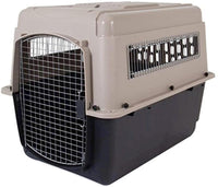 Petmate - Vari Kennel Ultra Fashion Large Bleached Linen & Black