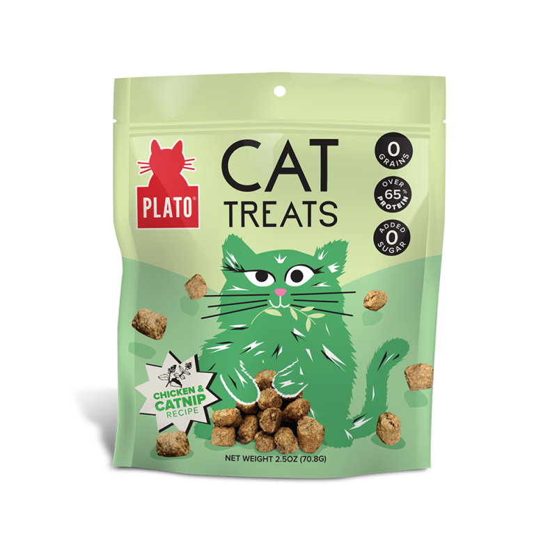Plato - Cat - Air Dried Chicken Treats w/ Catnip