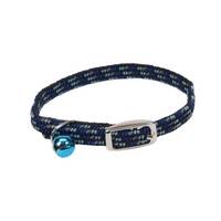 Li'l Pals - Cat - Kitten Elastic Safety Collar Blue