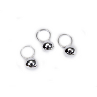 Li'l Pals - Dog - Dog Round Bells Silver 3pk