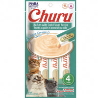 Inaba - Cat - Churu Puree Chicken wth Crab Flavor Recipe
