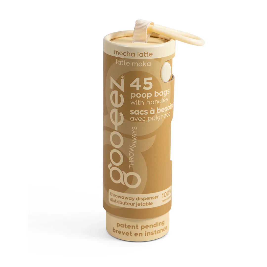 Goo-eez - Dog - Compact Ecofriendly Poop Bags Moka Latte