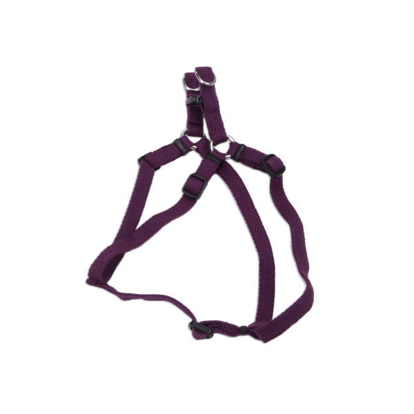 New Earth Soy - Dog - Comfort Wrap Adjustable Harness Eggplant