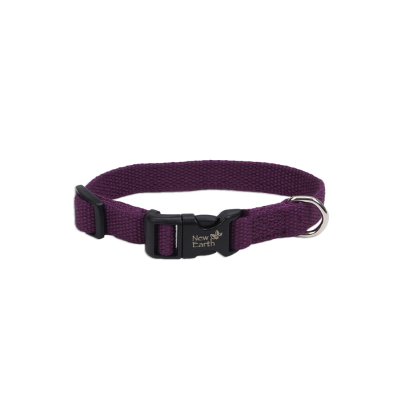 New Earth Soy - Dog - Adjustable Collar Eggplant