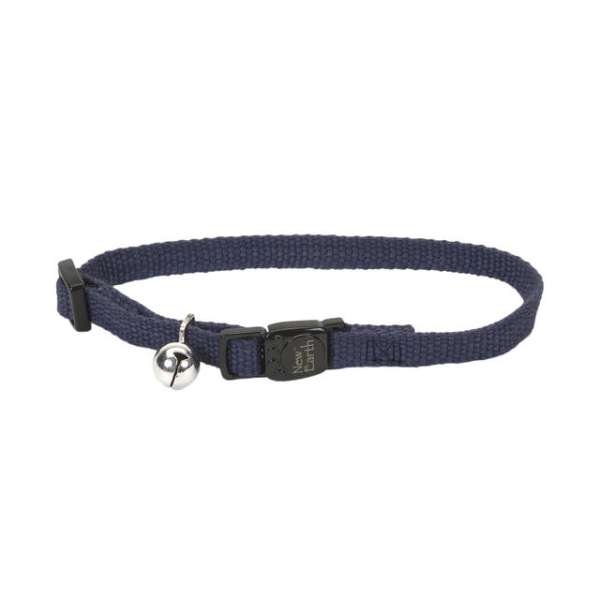 New Earth Soy - Cat - Adjustable Breakaway Collar Indigo