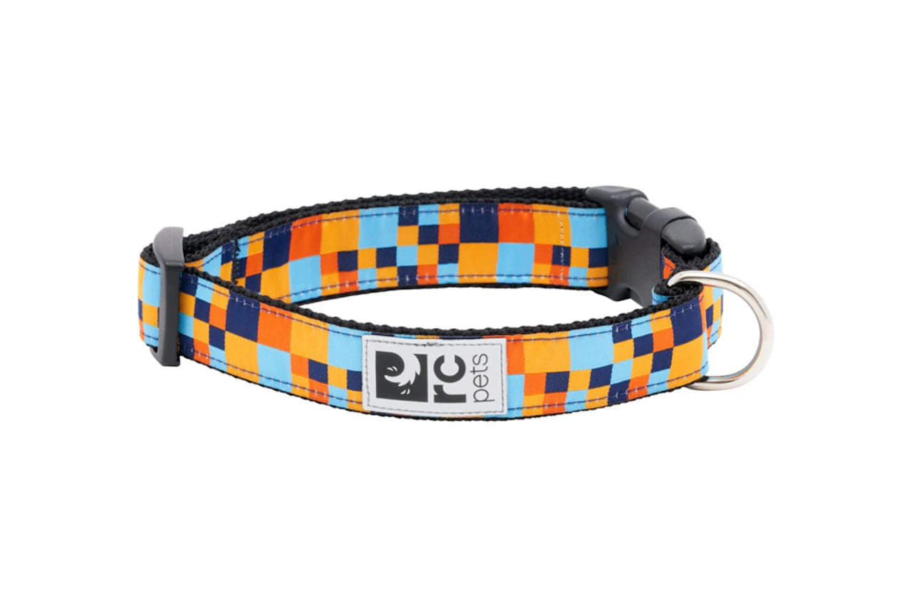 RC Pets - Dog - Clip Collar Pixel Blue