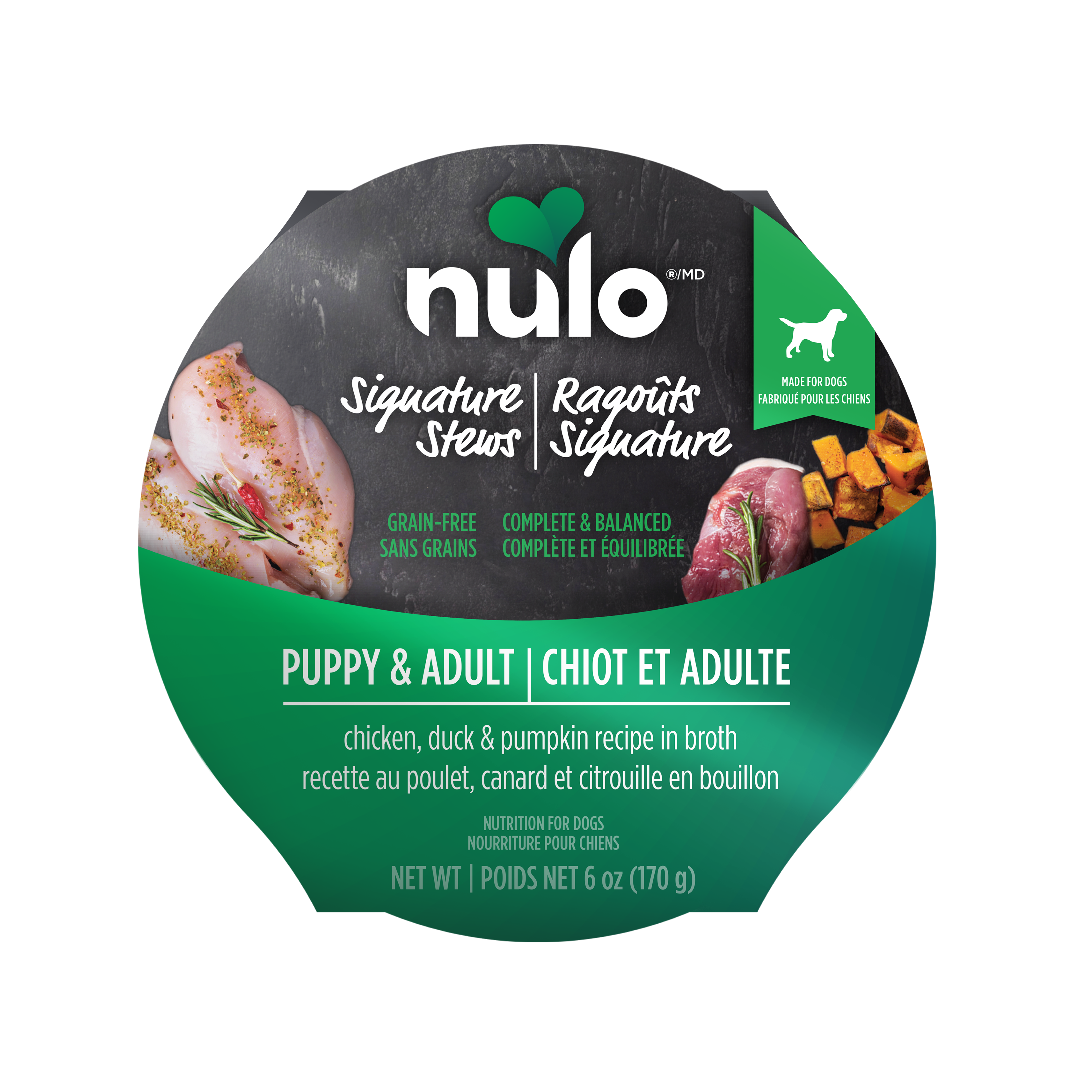 Nulo - Dog - Signature Stew Grain Free Chicken, Duck & Pumpkin Recipe in Broth