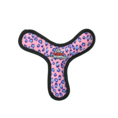 Tuffy's - Dog - Ultimate Boomerang Pink Leopard