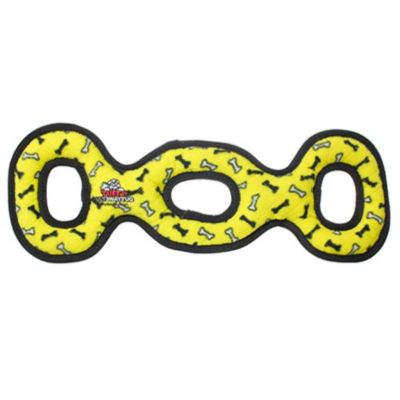 Tuffy's - Dog - Ultimate 3-Way Tug Yellow Bone