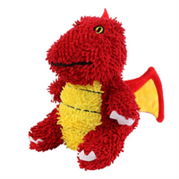 Mighty - Dog - Microfiber Ball Dragon Red