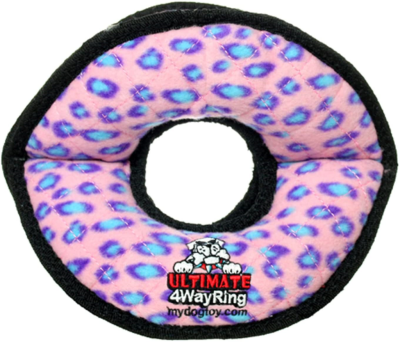 Tuffy's - Dog - Ultimate 4-Way Ring Pink Leopard