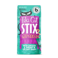 Tiki Cat Stix Chicken Shrimp in Gravy