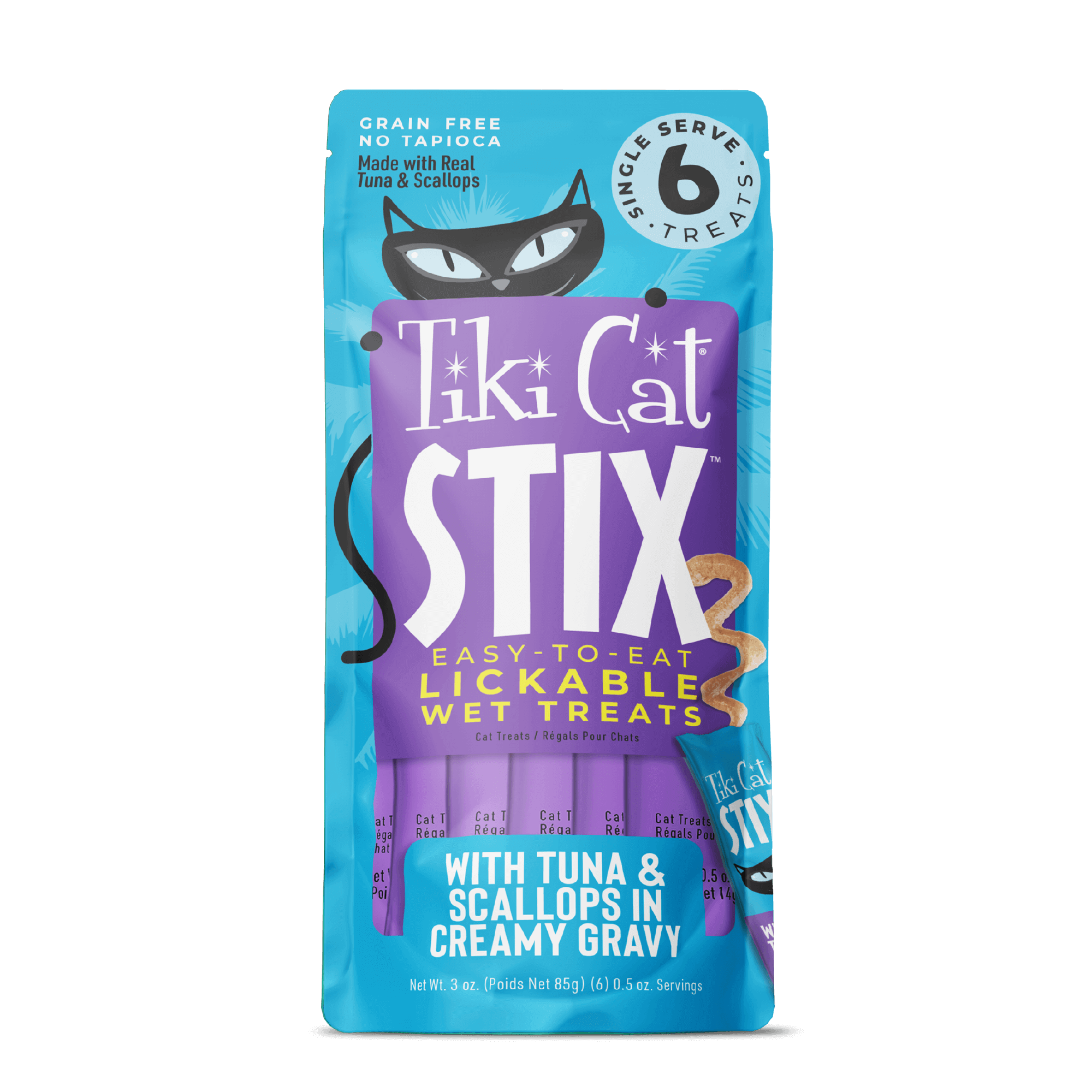 Tiki Cat - Stix Tuna & Scallops in Gravy