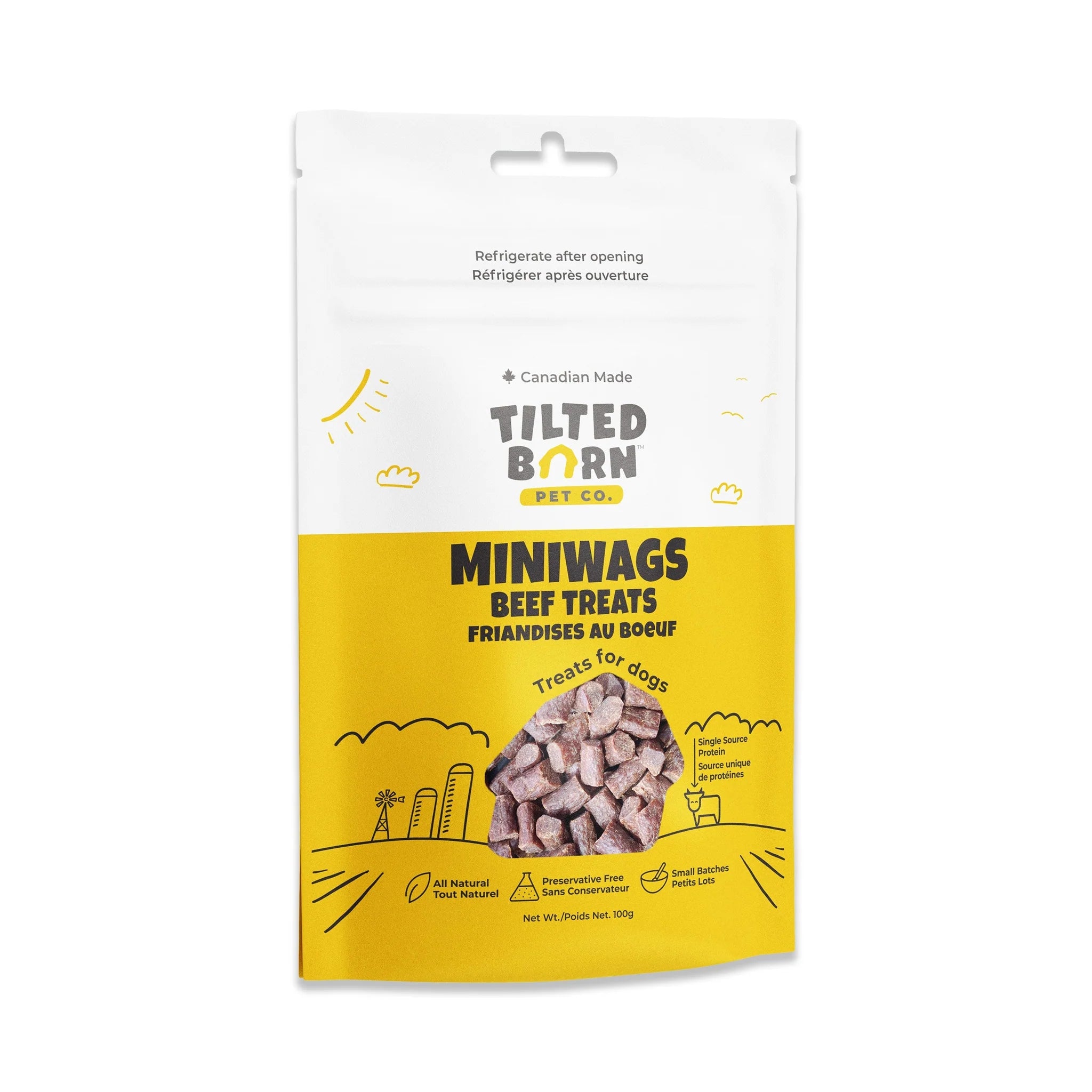 Tilted Barn - Dog - Miniwags Treats Canadian Beef
