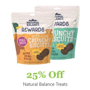 25% Off Natural Balance Treats