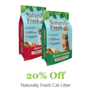 20% Off Naturally Fresh Cat Litter